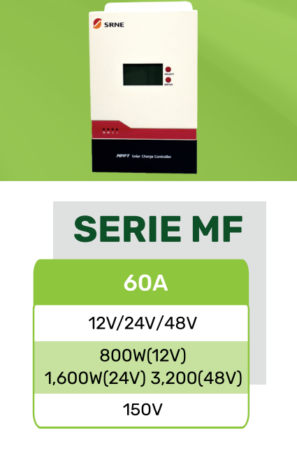 Controlador SRNE MPPT MF