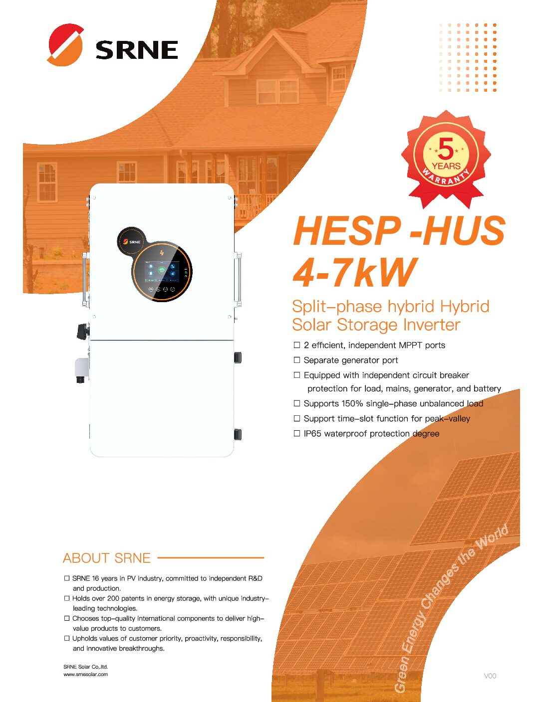 Inversor Híbrido SRNE HESP