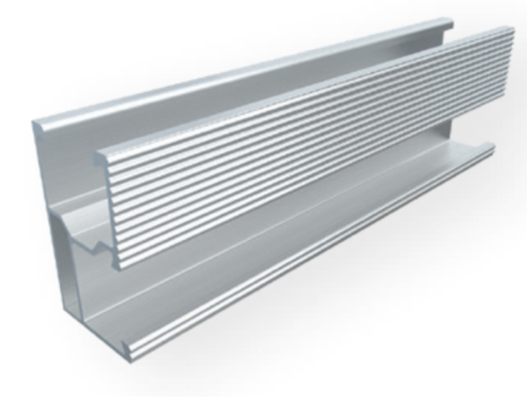 Riel de Aluminio 2.5 Metros L2500