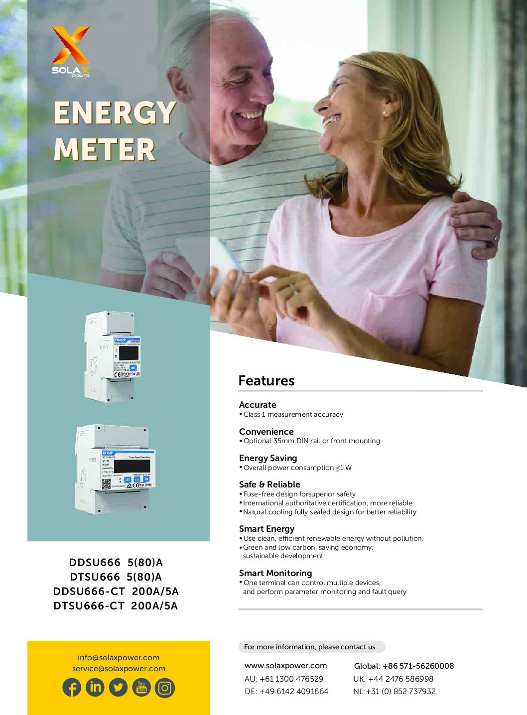 Vatímetro Trifásico SolaX