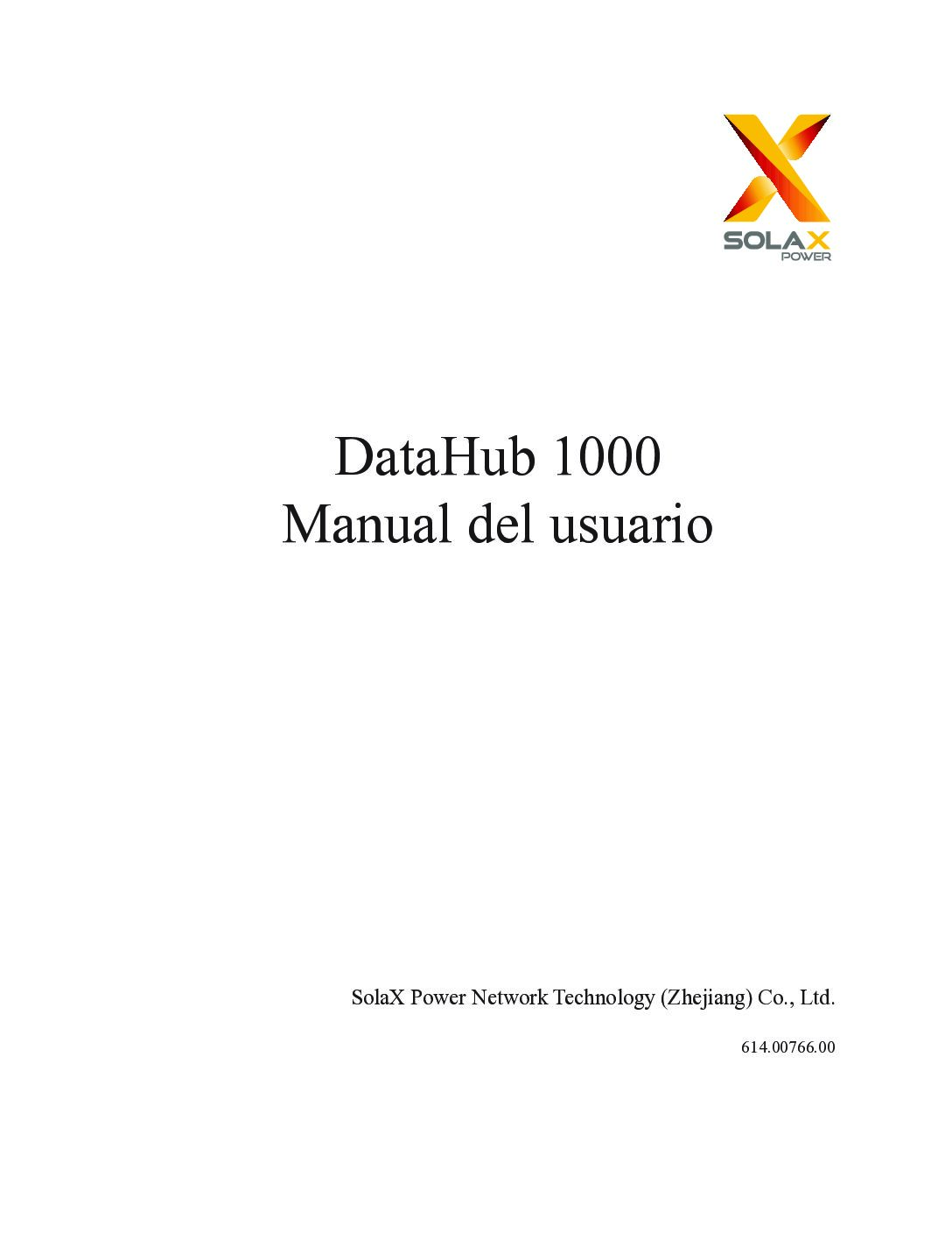 Datahub SolaX 1000